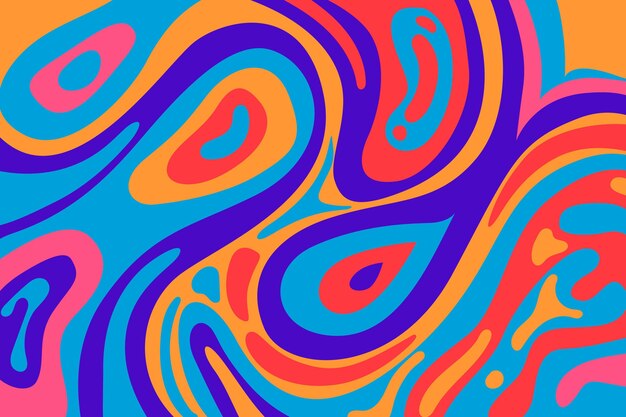 psychedelic groovy background