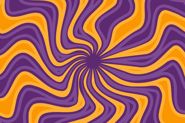 Psychedelic groovy background