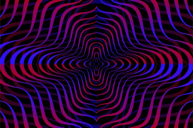 Psychedelic illusion background