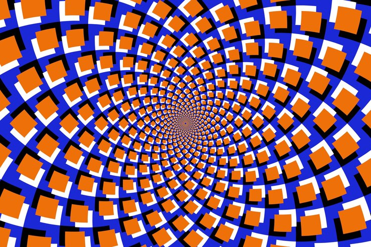 Free Vector psychedelic illusion wallpaper