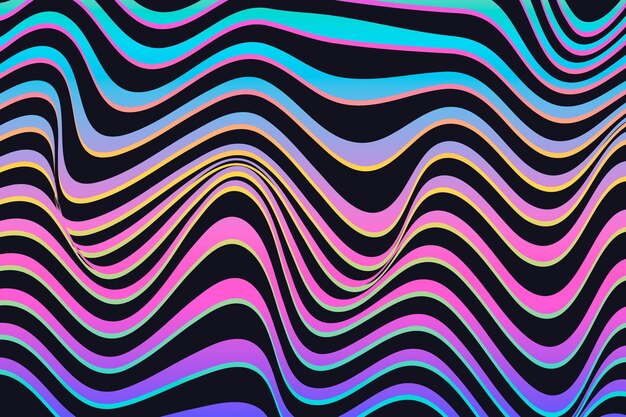 Psychedelic optical illusion background design