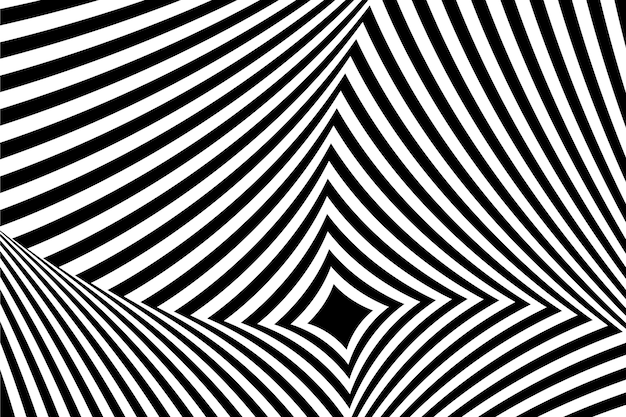 Psychedelic optical illusion background style