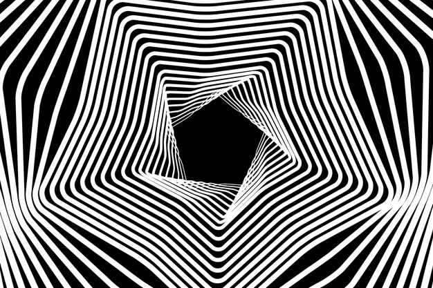 Psychedelic optical illusion background