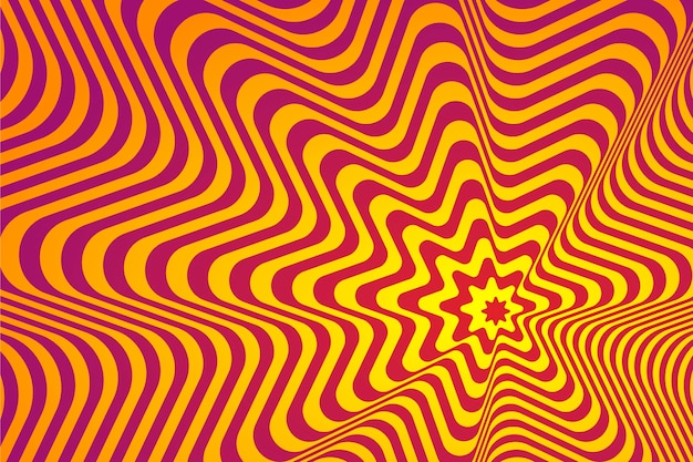 Psychedelic optical illusion background