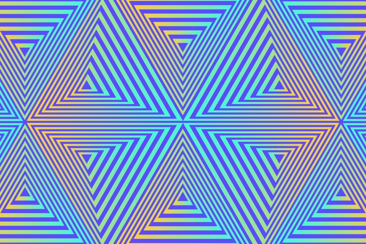 Free Vector psychedelic optical illusion background