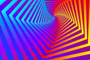 Free vector psychedelic optical illusion background