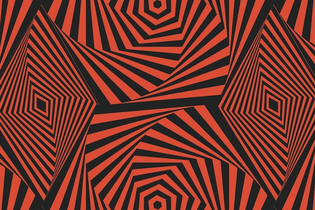 Psychedelic optical illusion background