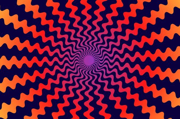 Psychedelic optical illusion background