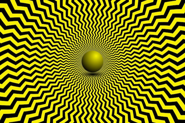 Psychedelic optical illusion background