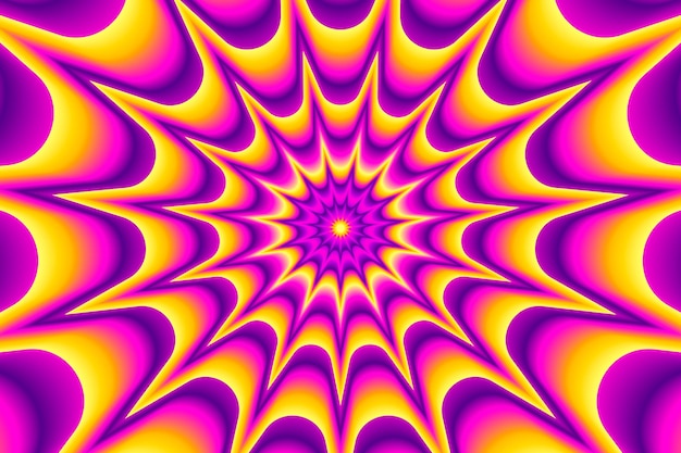 Free vector psychedelic optical illusion background