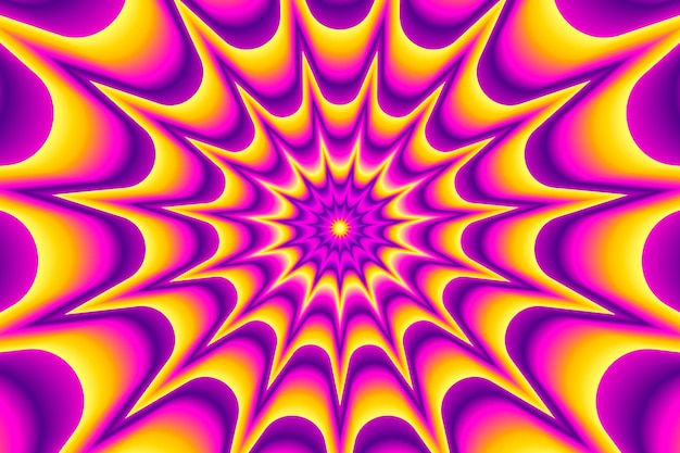 Free vector psychedelic optical illusion background