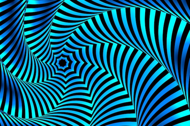 Psychedelic optical illusion background