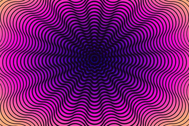 Psychedelic Optical Illusion Background