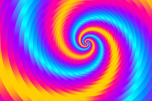 Psychedelic optical illusion background