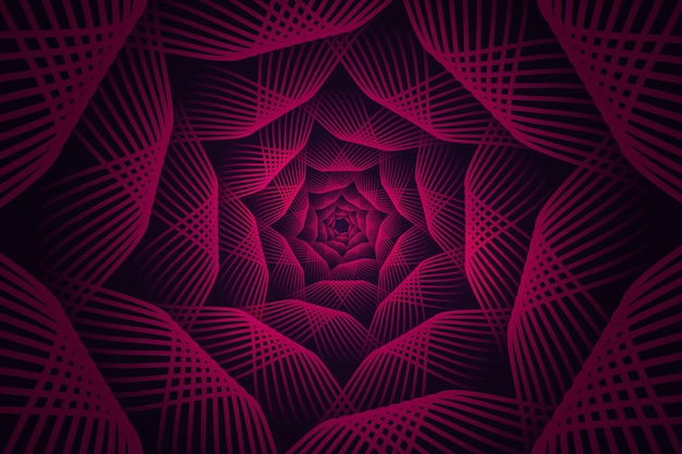 Psychedelic Optical Illusion Background