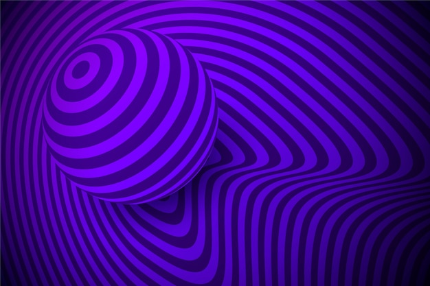 Free vector psychedelic optical illusion background