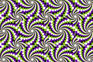 Free vector psychedelic optical illusion background