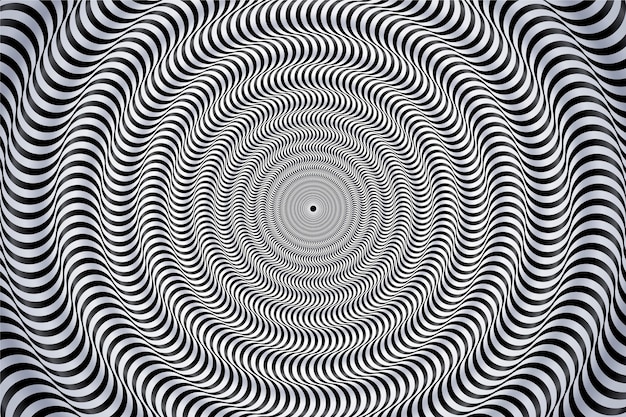 Psychedelic Optical Illusion Background