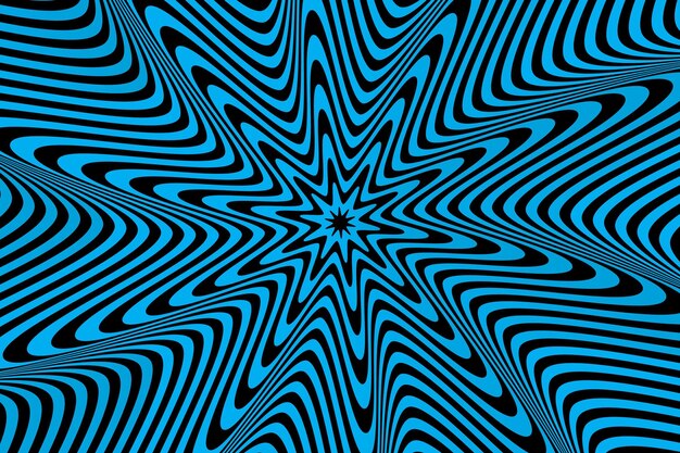 Psychedelic optical illusion background