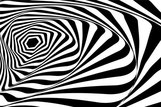 Psychedelic optical illusion theme