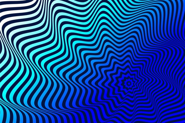 Psychedelic optical illusion wallpaper concept