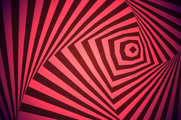 Free Vector psychedelic optical illusion wallpaper