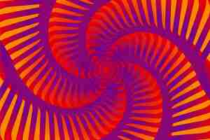 Free vector psychedelic optical illusion