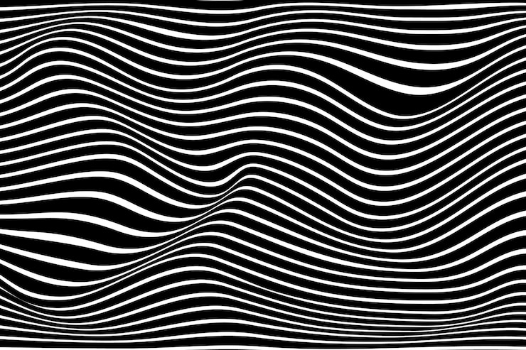 Free Vector psychedelic optical ilussion background