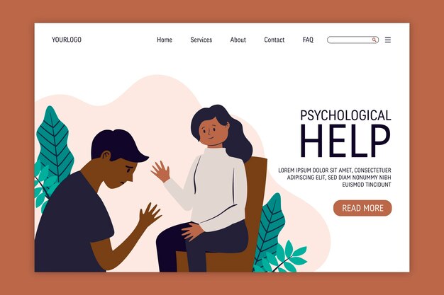 Psychological help - landing page