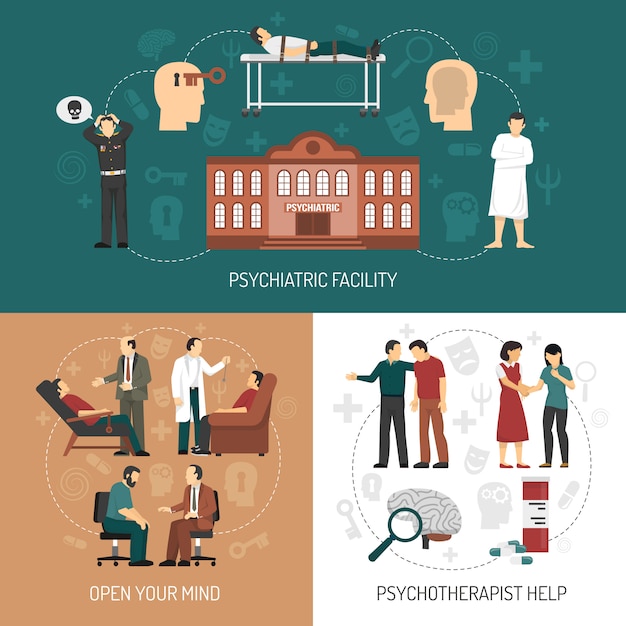 Free vector psychologist design concept