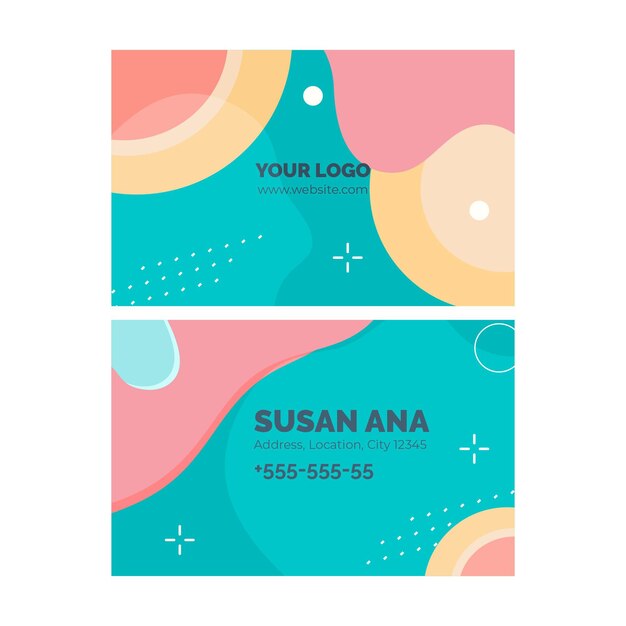 Psychology business card template