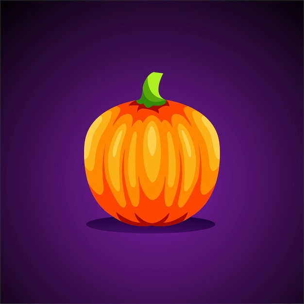 Pumpkin illustration design template