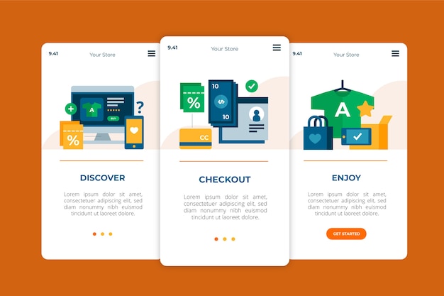 Purchase online onboarding app