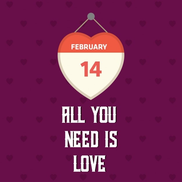 Free vector purple background for valentine