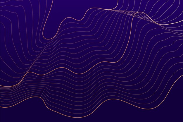 Purple background with abstract flowing lines