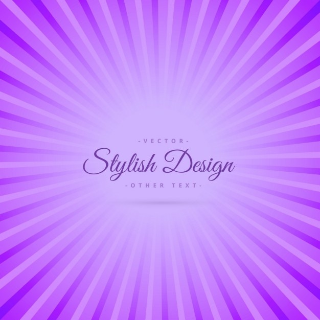 Purple background with sunburst