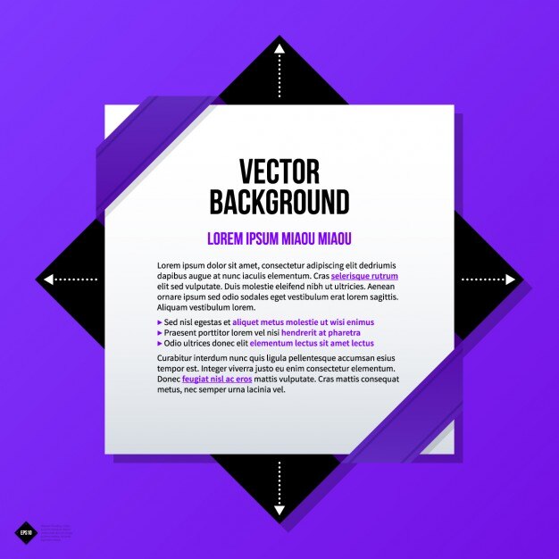 Vettore gratuito sfondo viola con template