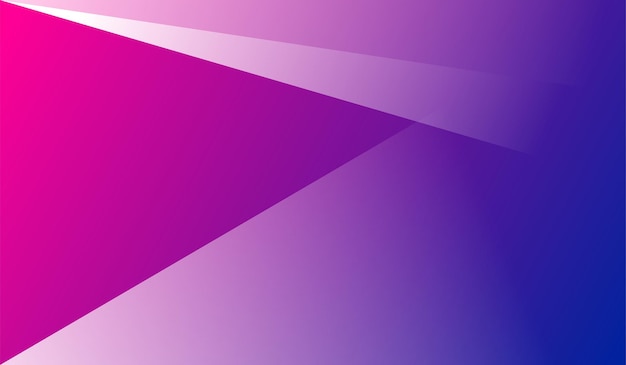 Фиолетово-синий фон с белым треугольником посередине.