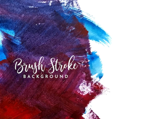 Free vector purple and blue colorful brush stroke pastel background