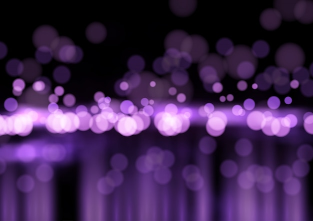 Free vector purple bokeh lights