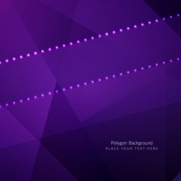 Free vector purple color polygonal background design