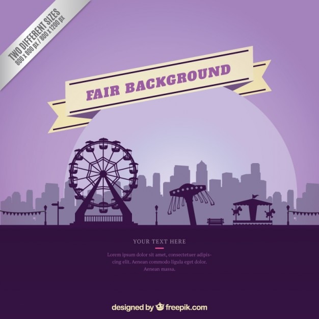 Free vector purple fair background