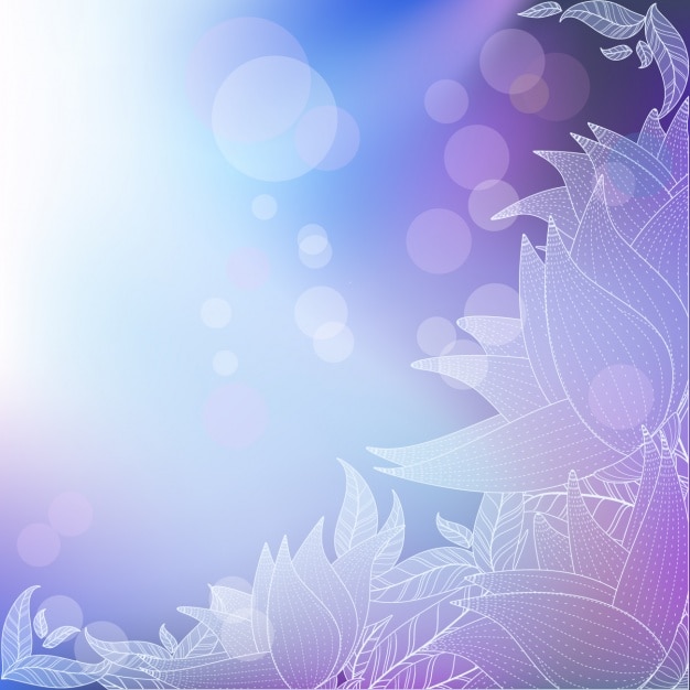 Purple floral background