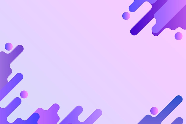 Free vector purple fluid background frame