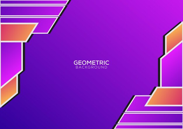 purple geometric background design modern