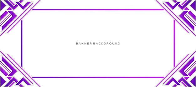 Free vector purple geometric frame background banner design gradient