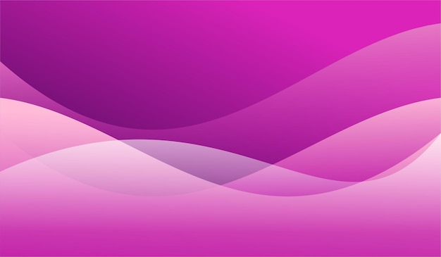 Фиолетовый градиент фона форма волны современный дизайн