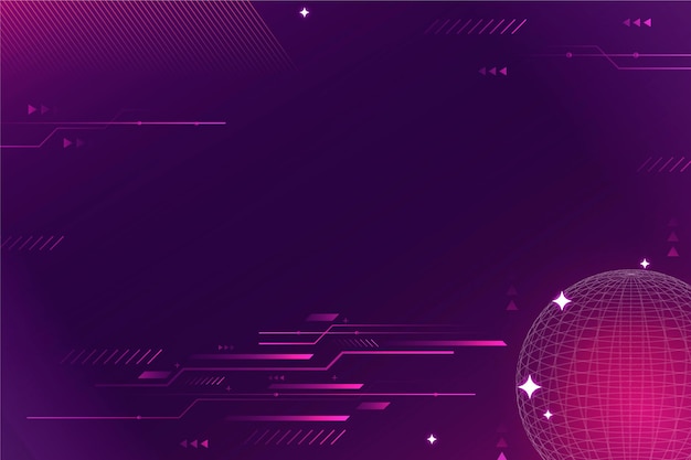 Free Vector | Purple gradient technology background