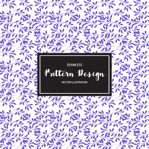 Free vector purple leaves pattern backgorund