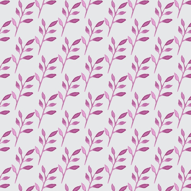 Free vector purple leaves pattern background